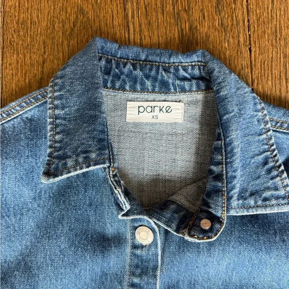 Parke Denim Long Sleeve Jacket - Picture 3 of 4